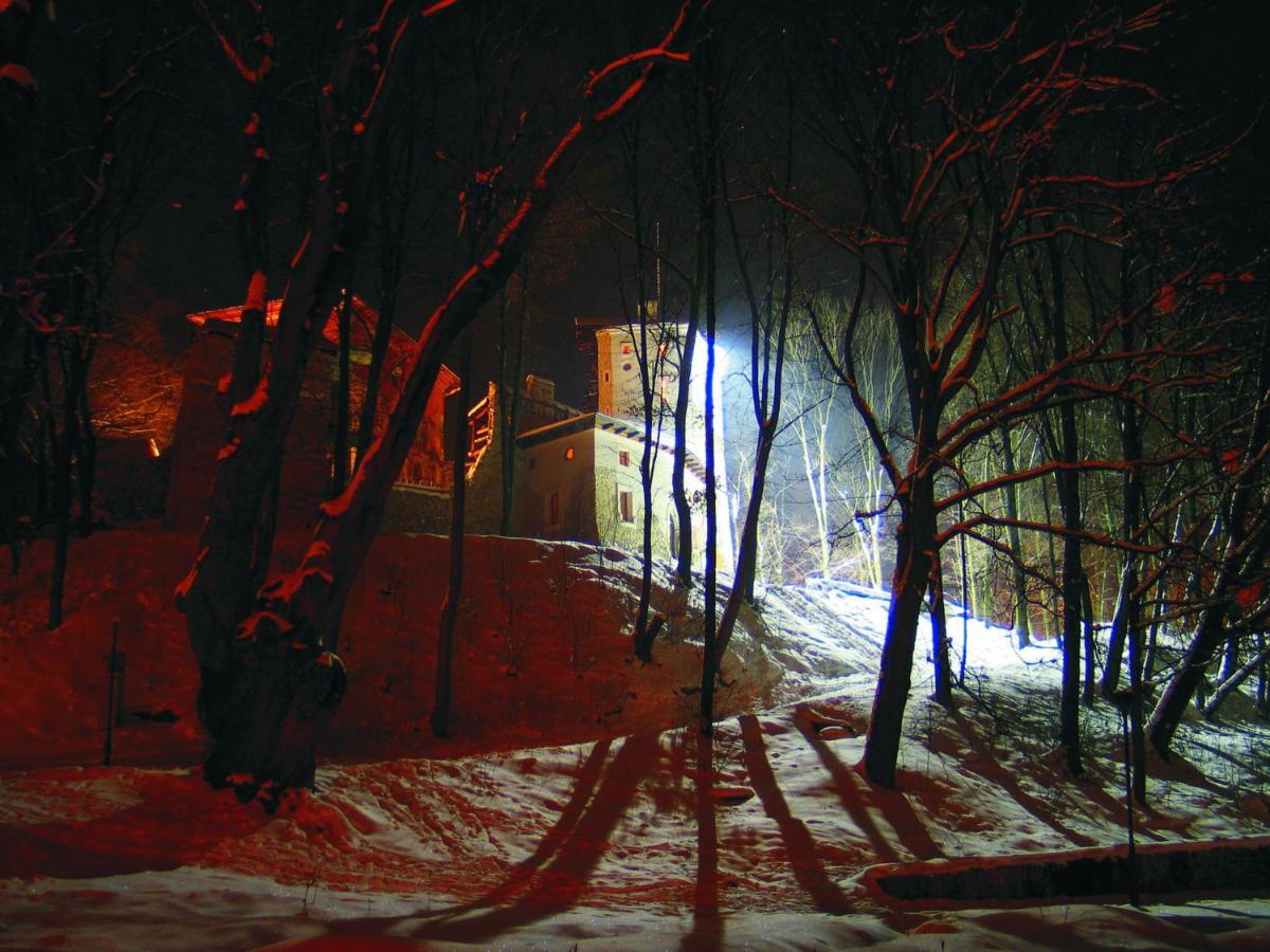 Zamek Korzkiew Villa Bagian luar foto